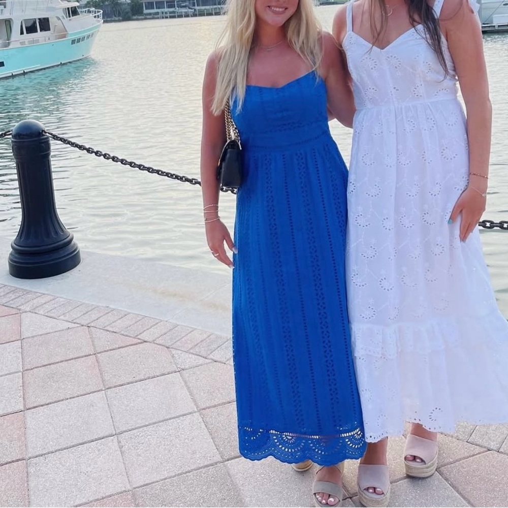 Forever 21 White Midi Dress